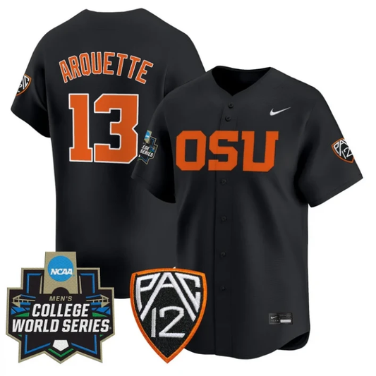 Aiva Arquette Jersey #13 Oregon State Beavers 2025 World Series Stitched Black by My Store