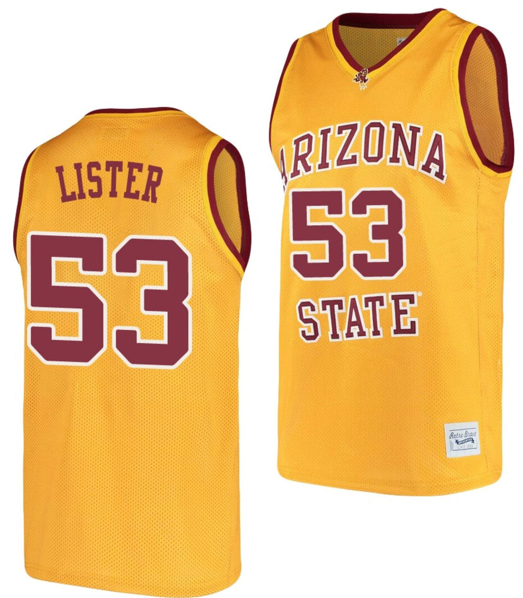 Alton Lister Jersey #53 Arizona State Sun Devils College Basketball by My store basketball