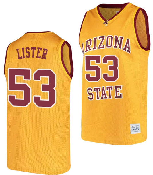 Alton Lister Jersey #53 Arizona State Sun Devils College Basketball by My store basketball