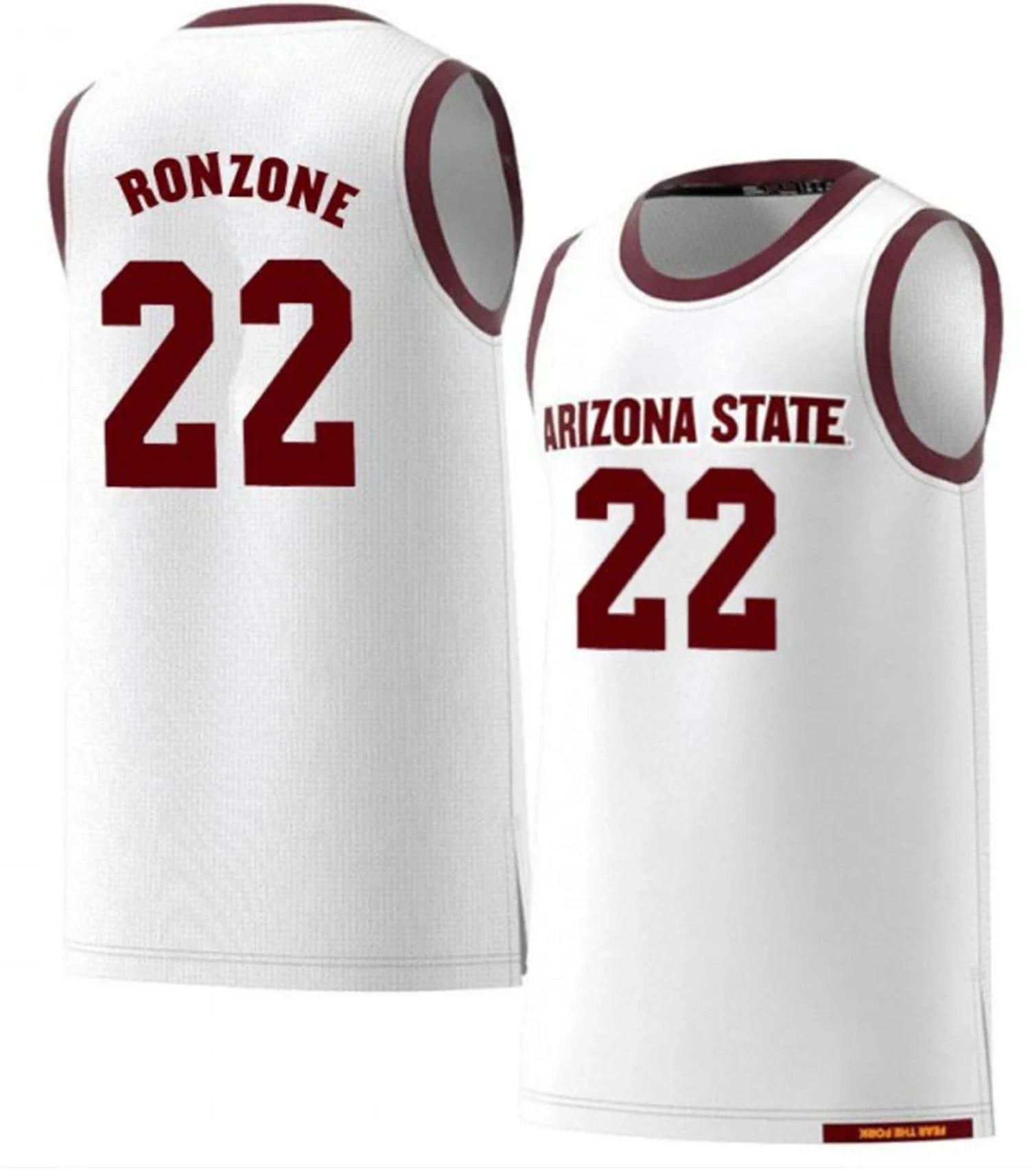Austin Ronzone Jersey #22 Arizona State Sun Devils College Basketball by My store basketball