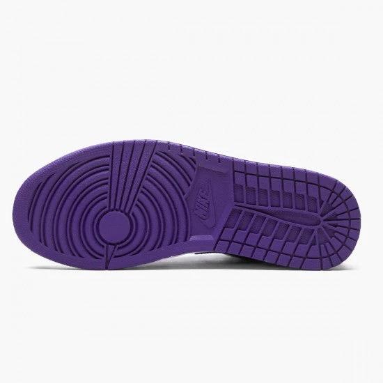 Air Jordan 1 Retro Low Court Purple Black-White by Air Jordan