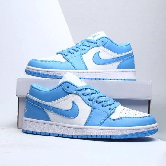 Air Jordan 1 Retro Low Unc University Blue White by Air Jordan
