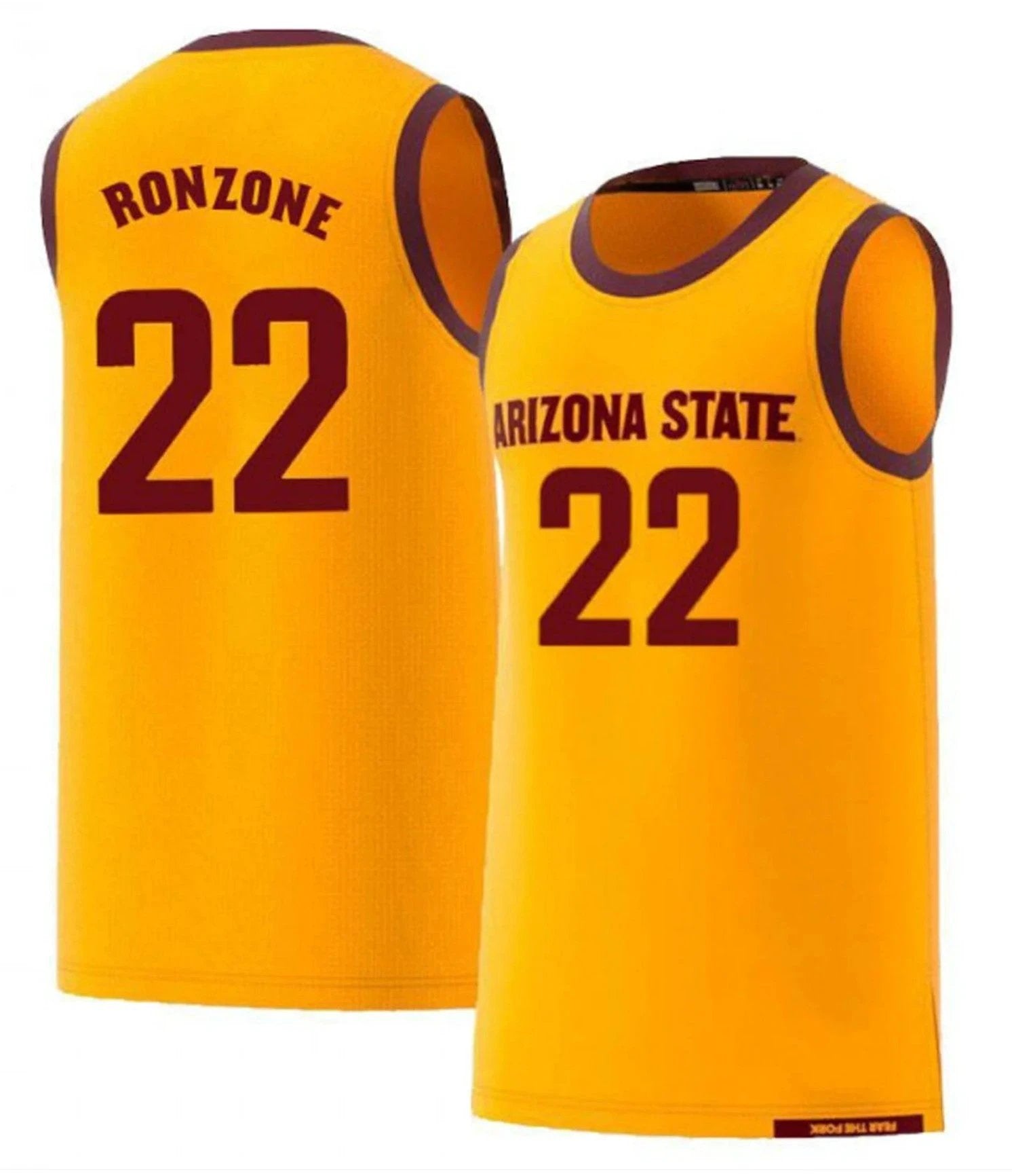 Austin Ronzone Jersey #22 Arizona State Sun Devils College Basketball by My store basketball