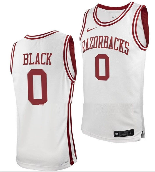 Anthony Black Jersey Arkansas Razorbacks College Basketball #0 by My store basketball