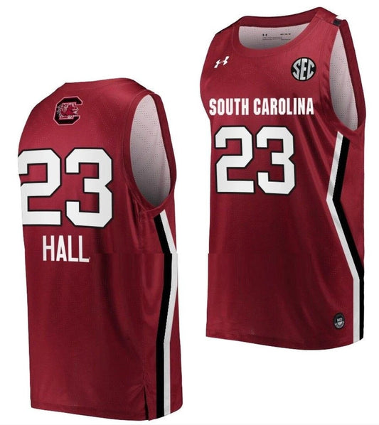 Aubryanna Hall Jersey South Carolina Gamecocks College Basketball Wine #23 by My store basketball