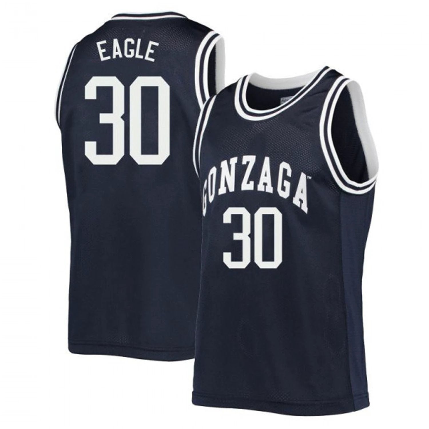 Abe Eagle Jersey Gonzaga Bulldogs College Basketball Navy #301 by My store basketball