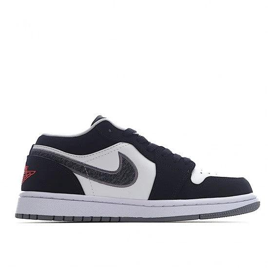Air Jordan 1 Low Black White Wolf Grey by Air Jordan