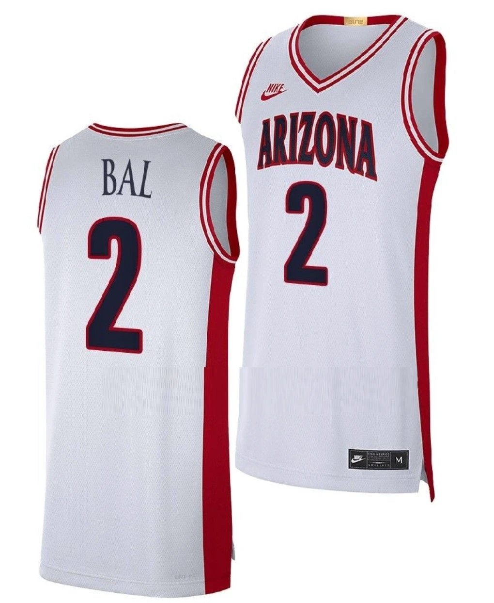 Adama Bal Jersey Arizona Wildcats College Basketball Maui Invitational Champs #2 by My store basketball