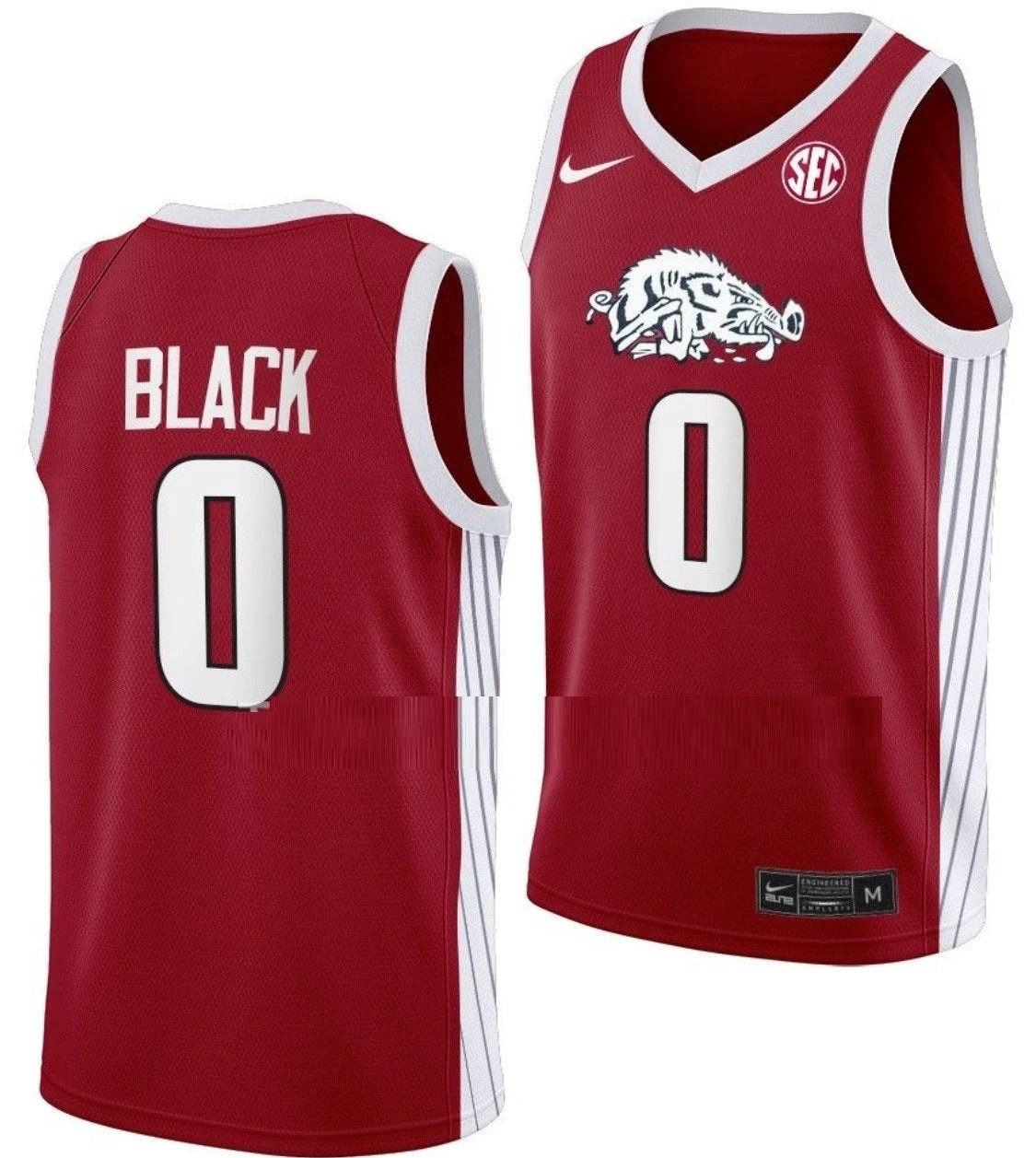 Anthony Black Jersey Arkansas Razorbacks College Basketball #0 by My store basketball