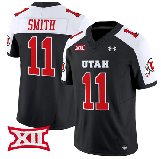 Alex Smith Jersey #11 Utah Utes Vapor Limited College Football Stitched Black Alternate (Copy) by My Store