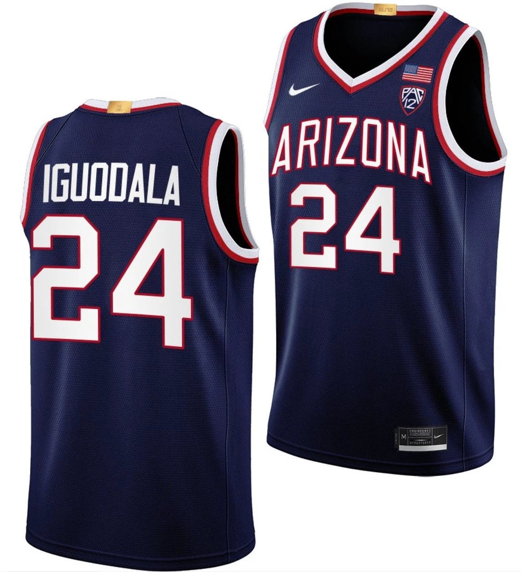 Andre Iguodala Jersey Arizona Wildcats College Basketball Limited #24 by My store basketball