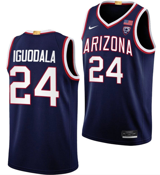 Andre Iguodala Jersey Arizona Wildcats College Basketball Limited #24 by My store basketball