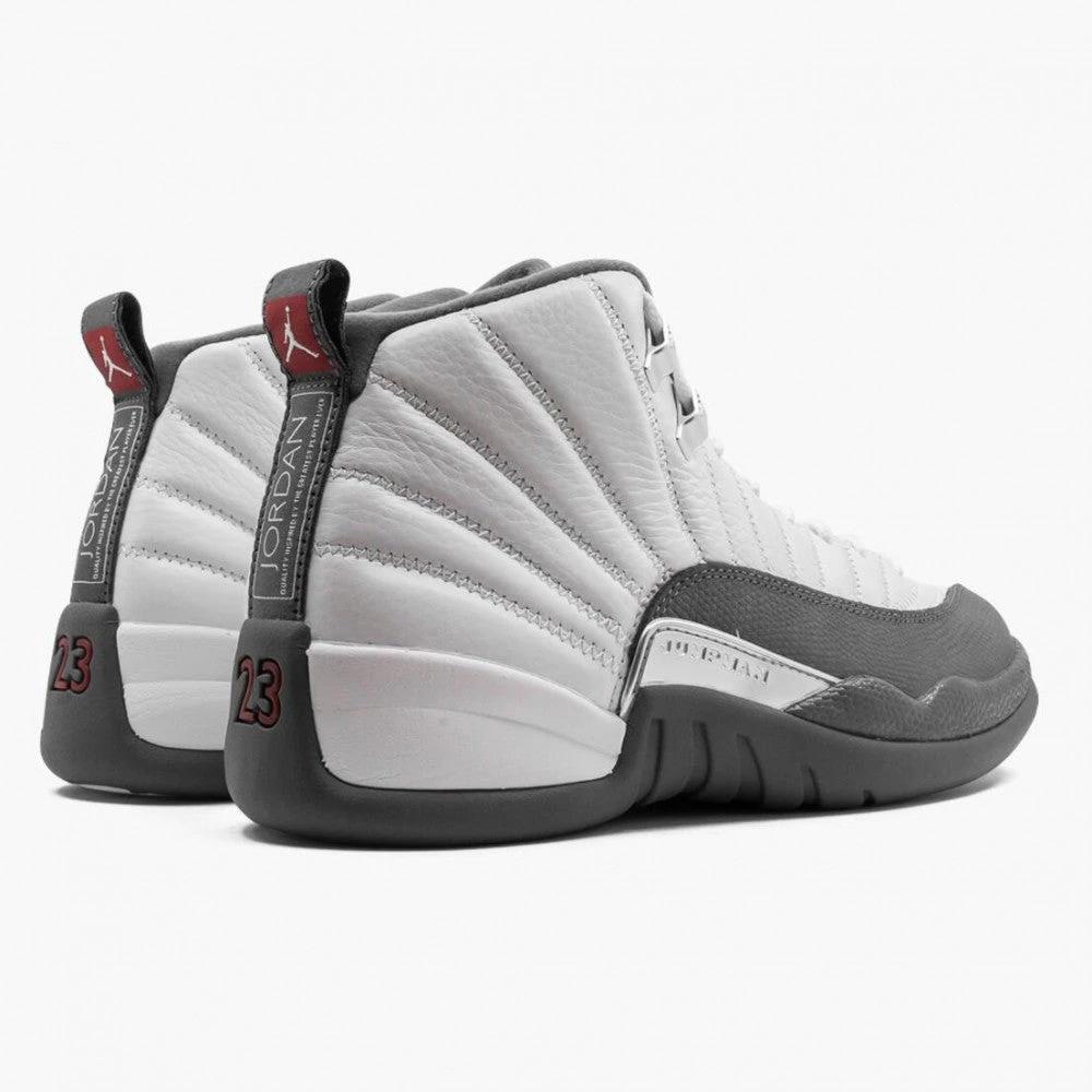 Air Jordan 12 Retro White Dark Grey by Air Jordan