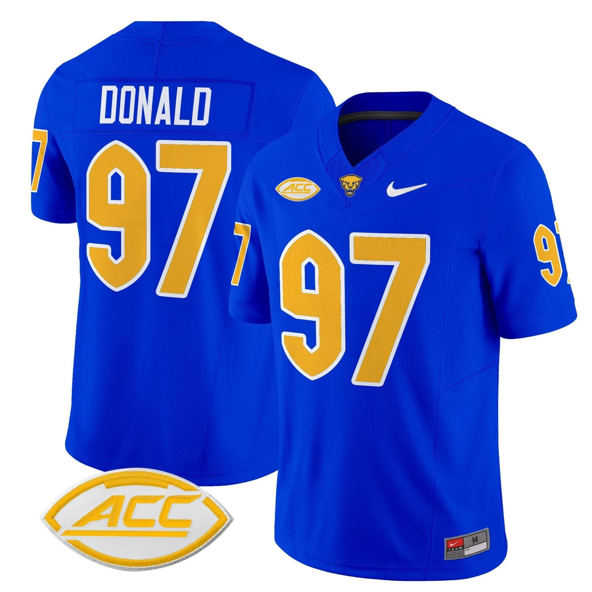 Aaron Donald Jersey #97 Pittsburgh Panthers 2025 Limited Stitched Royal by My Store