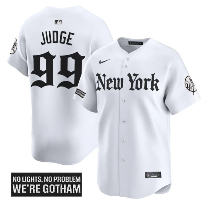 Aaron Judge Jersey #99 New York Yankees Gothic Legacy Edition Vapor Premier Stitched White by My Store
