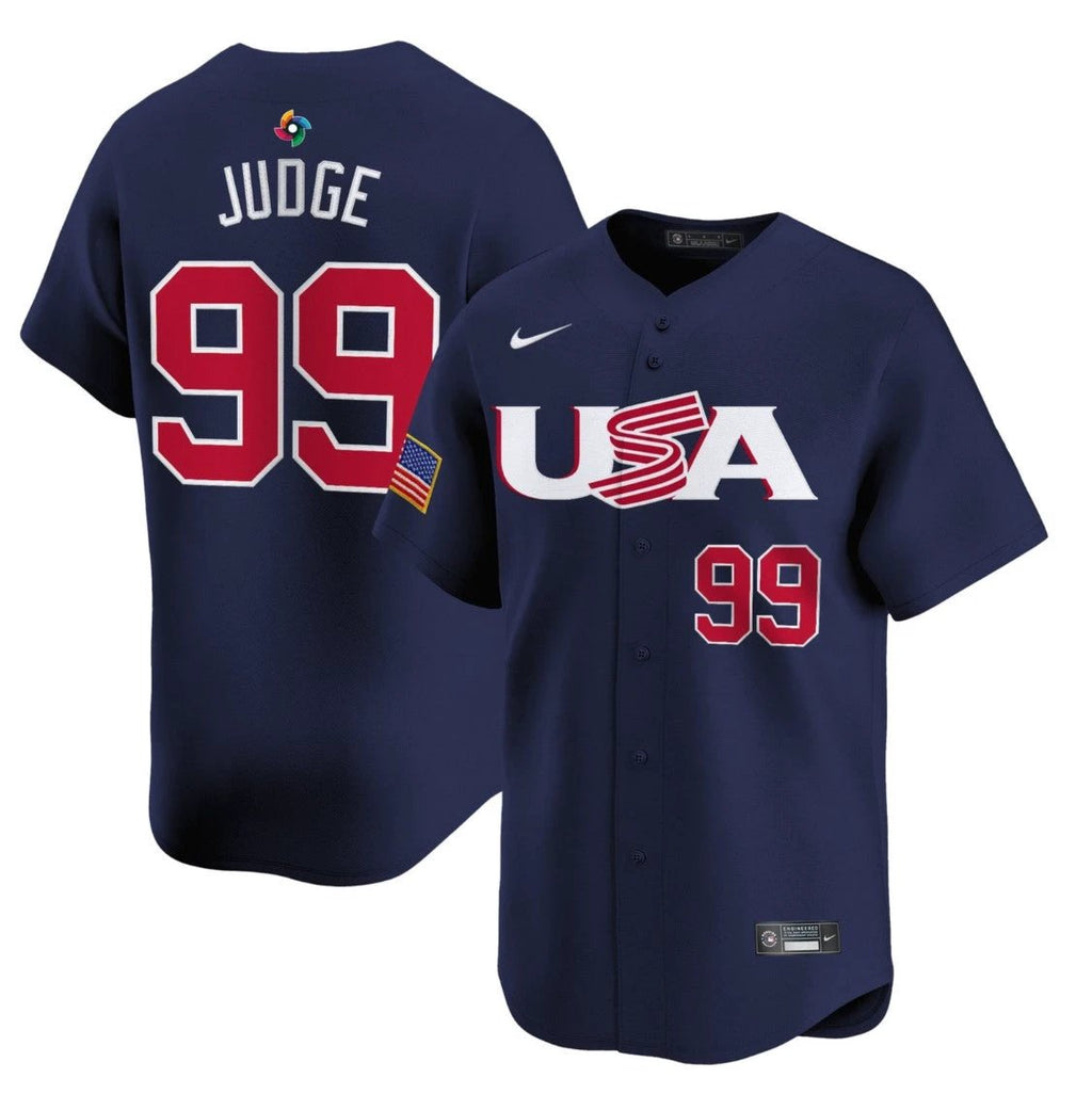 Aaron Judge Jersey #99 Projected Team USA World Baseball Classic 2023 Style 2026 Roster by My Store