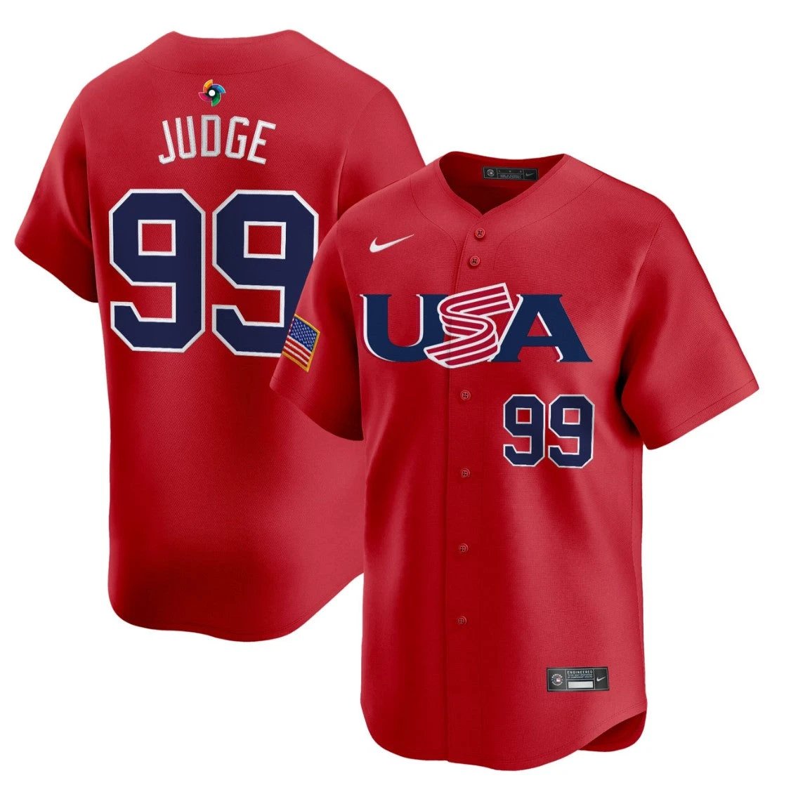 Aaron Judge Jersey #99 Projected Team USA World Baseball Classic 2023 Style 2026 Roster by My Store