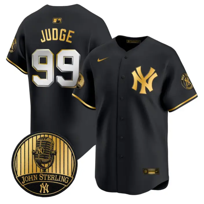 Aaron Judge Jersey #99 Yankees John Sterling Voice Tribute Stitched by My Store
