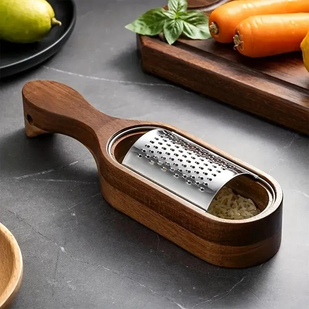 Wood Grip Cheese Grater by Casa & Beyond