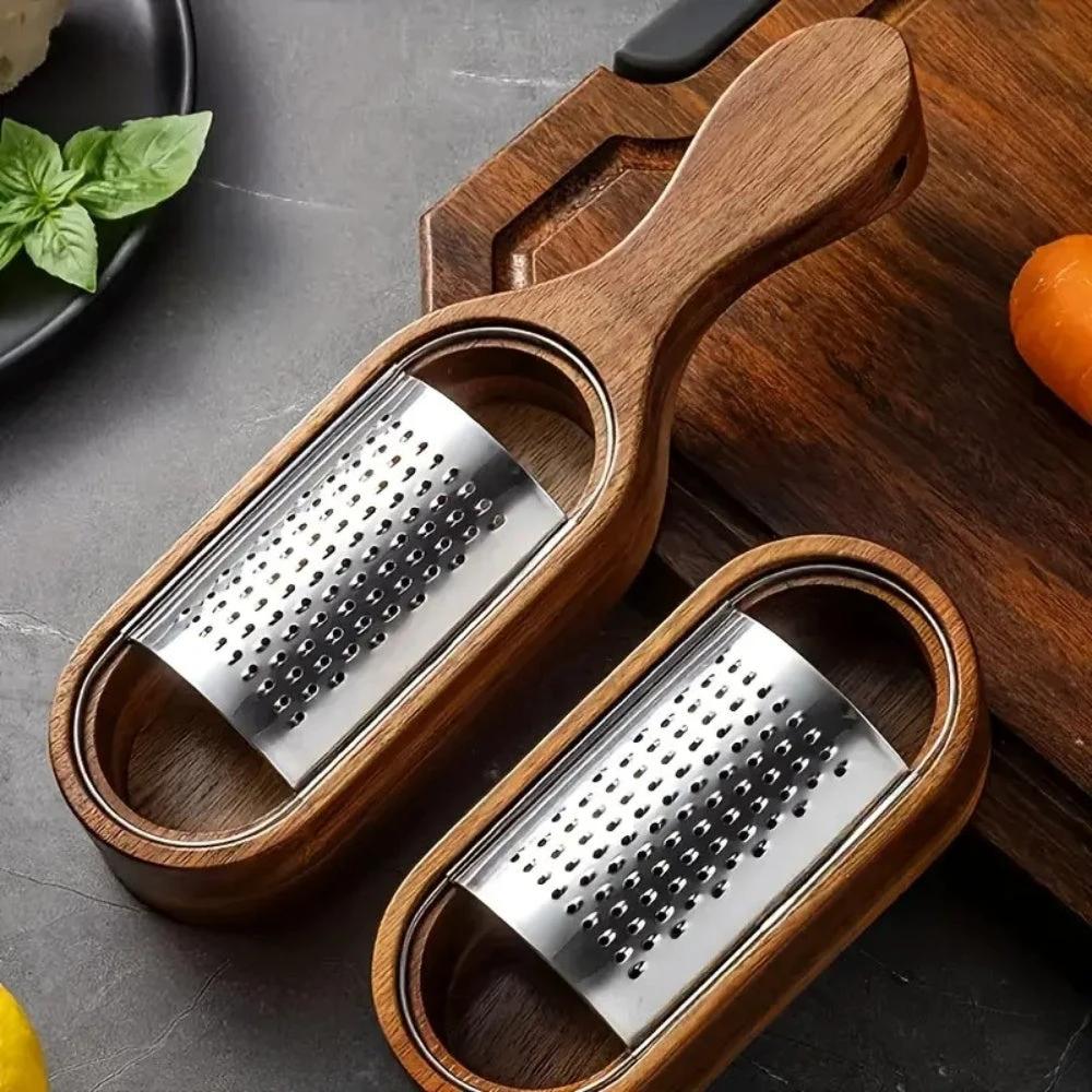 Wood Grip Cheese Grater by Casa & Beyond