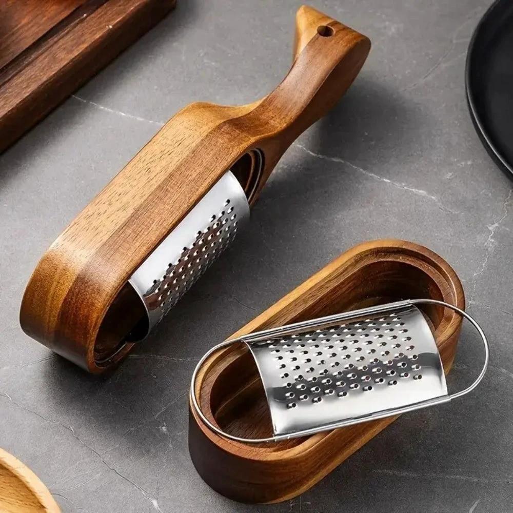 Wood Grip Cheese Grater by Casa & Beyond