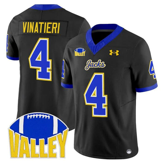 Adam Vinatieri Jersey #4 South Dakota State Jackrabbits 2025 Stitched by My Store NCAA Football Jerseys