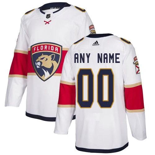 Adidas Florida Panthers NHL White Customized Jersey by Hockey David