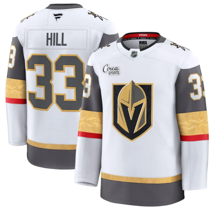Adin Hill Jersey #33 Vegas Golden Knights Premium Stitched White by Hockey David