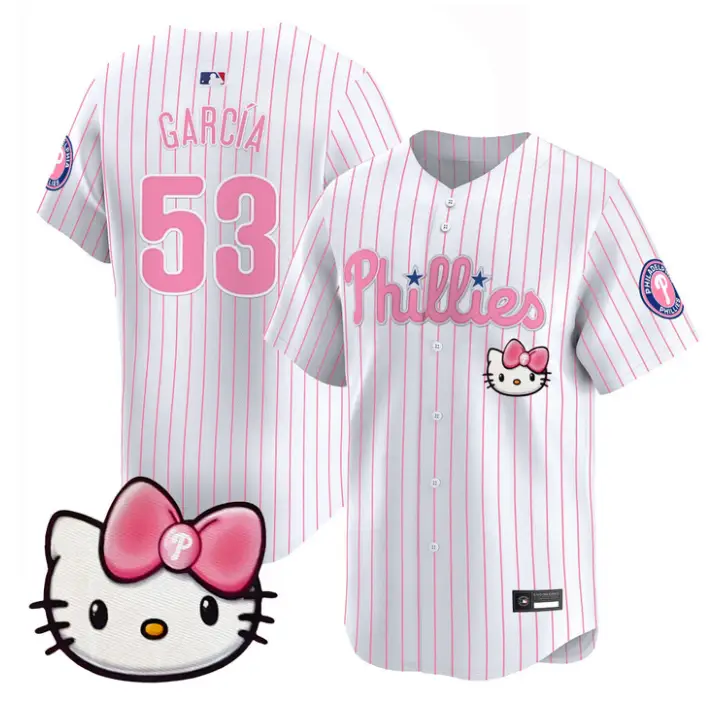 Adolis García Jersey #53 Philadelphia Phillies Hello Kitty Stitched by My Store
