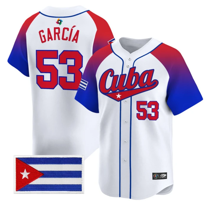 Adolis García Jersey #53 Team Cuba 2026 World Baseball Roster Stitched by My Store