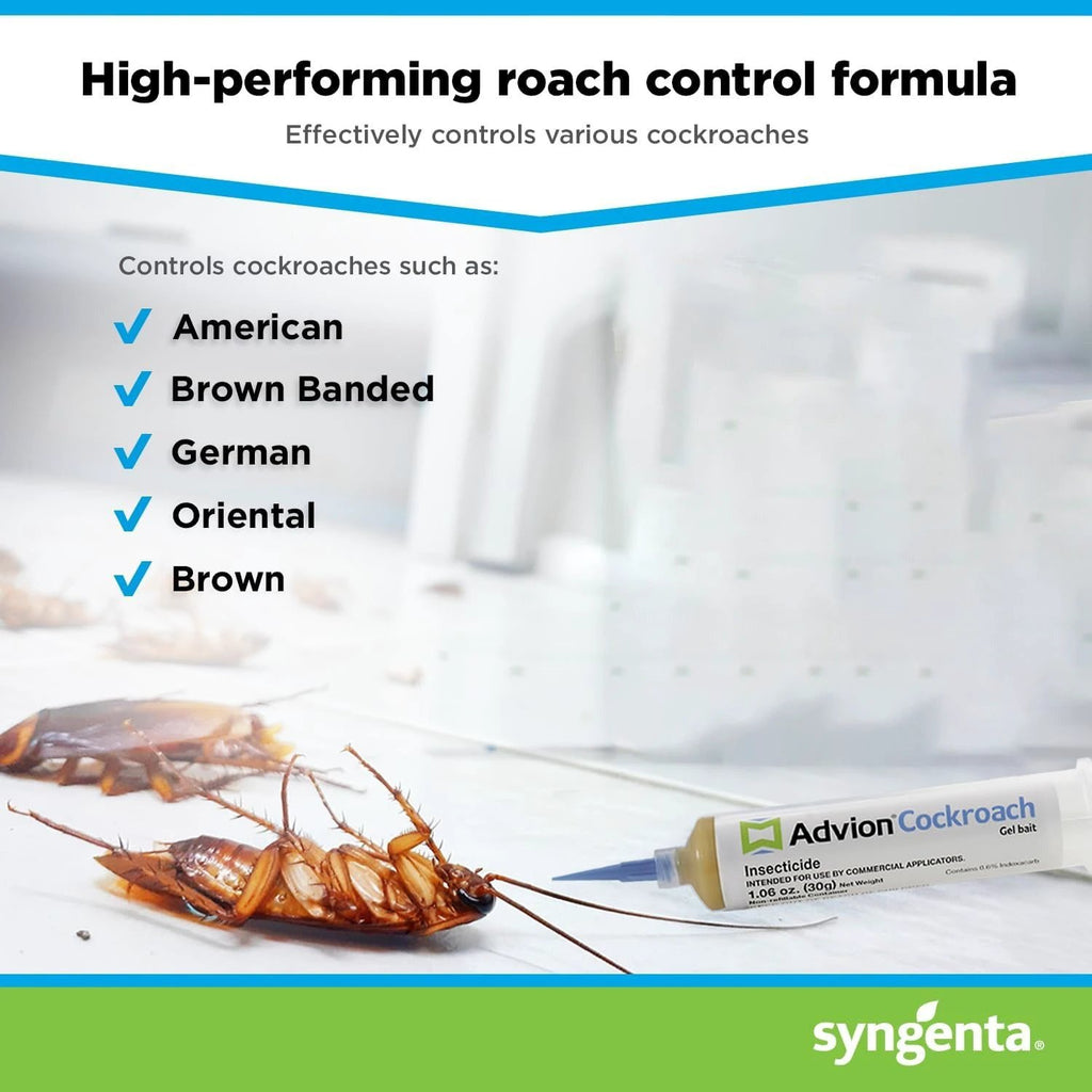 Advion Cockroach Gel Bait, Cockroach Killer, non-toxic pest control, pest management by Bowlift