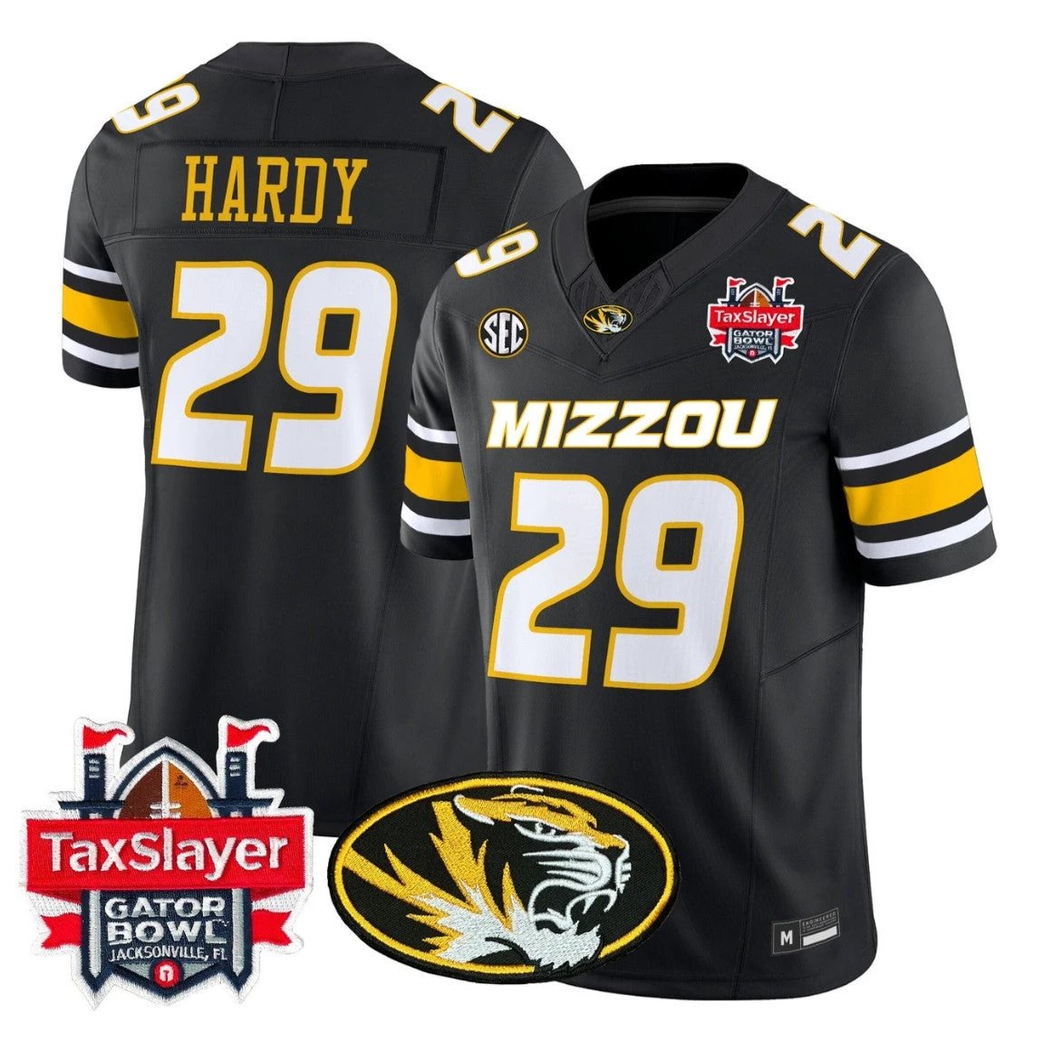 Ahmad Hardy Jersey #29 Missouri Tigers 2025 Gator Bowl Vapor Stitched by My Store NCAA Football Jerseys