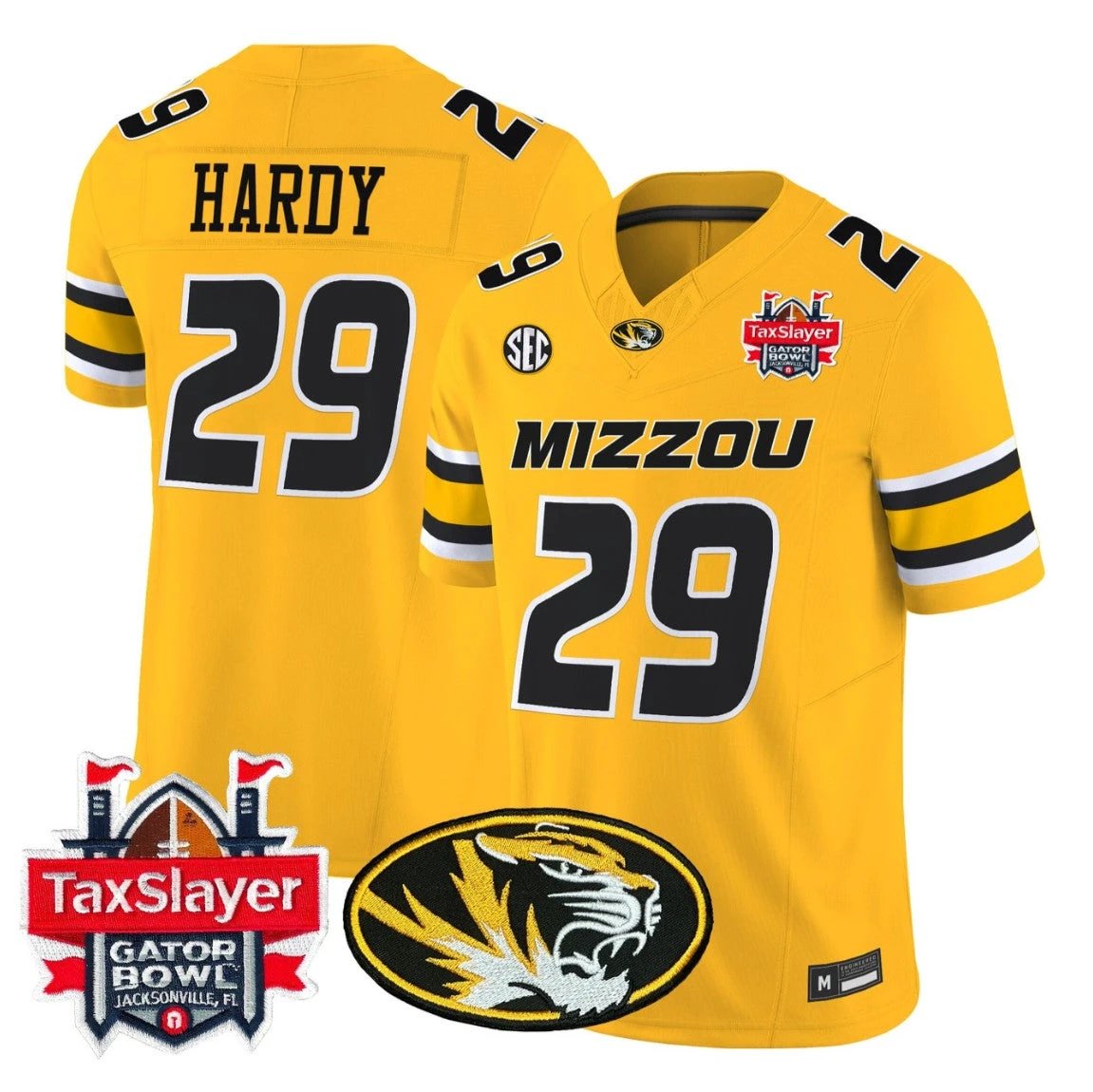 Ahmad Hardy Jersey #29 Missouri Tigers 2025 Gator Bowl Vapor Stitched by My Store NCAA Football Jerseys