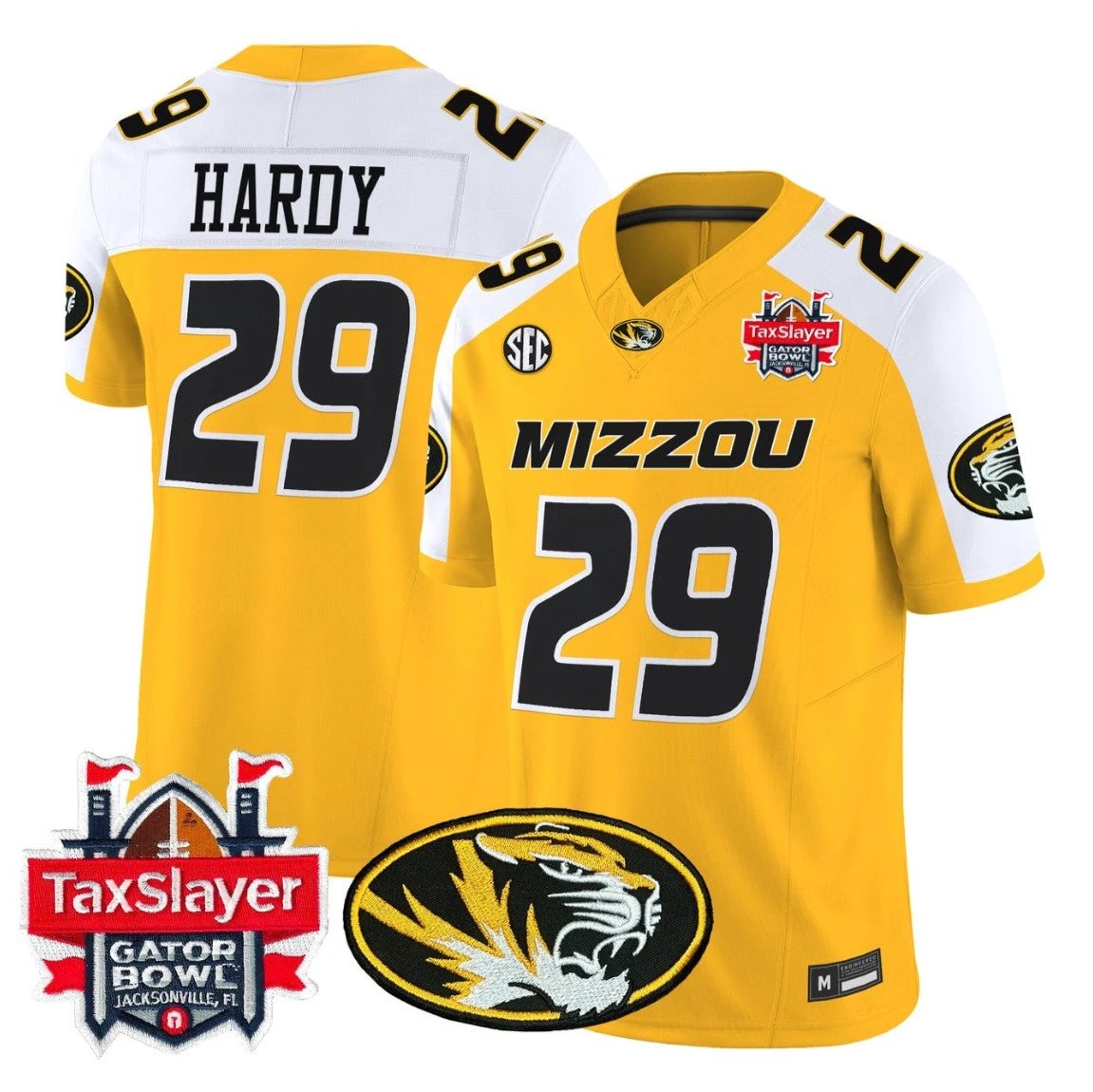 Ahmad Hardy Jersey #29 Missouri Tigers 2025 Gator Bowl Vapor Stitched by My Store NCAA Football Jerseys