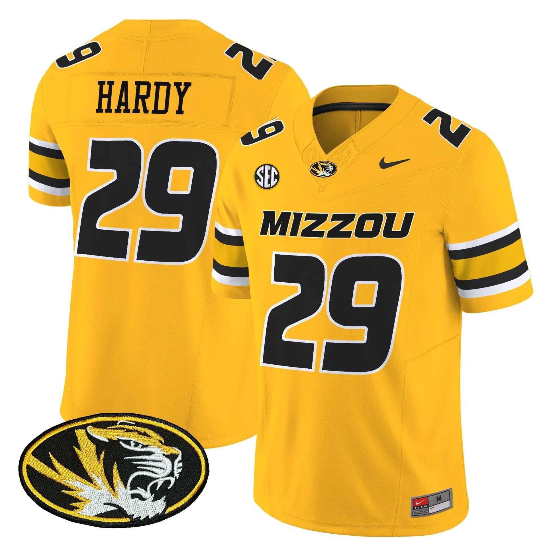 Ahmad Hardy Jersey #29 Missouri Tigers 2025 Vapor Limited Stitched by My Store NCAA Football Jerseys