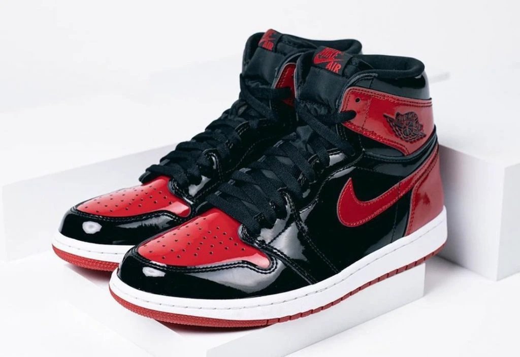 Air Jordan 1 Retro High OG Bred Patent by Air Jordan