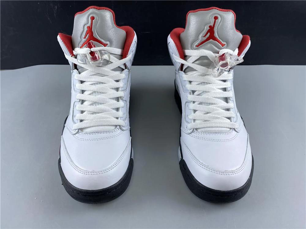 Air Jordan 5 Retro Fire Red Silver Tongue (2020) by Air Jordan