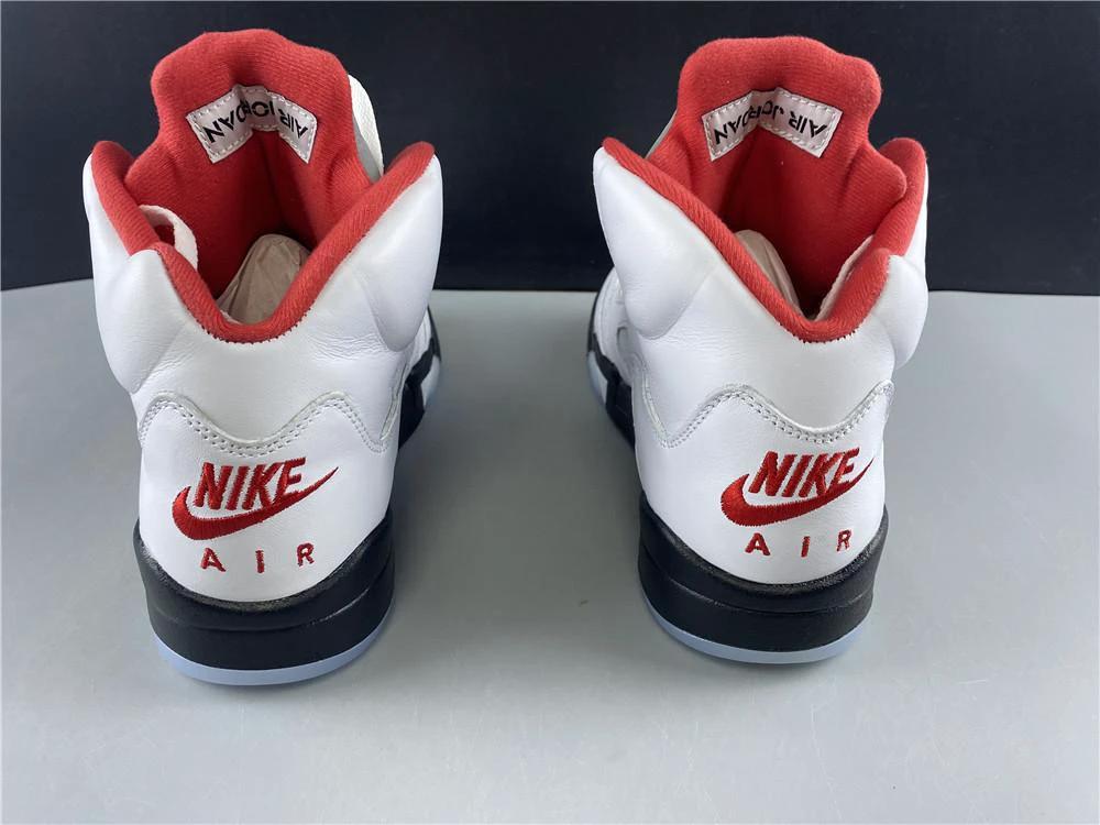 Air Jordan 5 Retro Fire Red Silver Tongue (2020) by Air Jordan