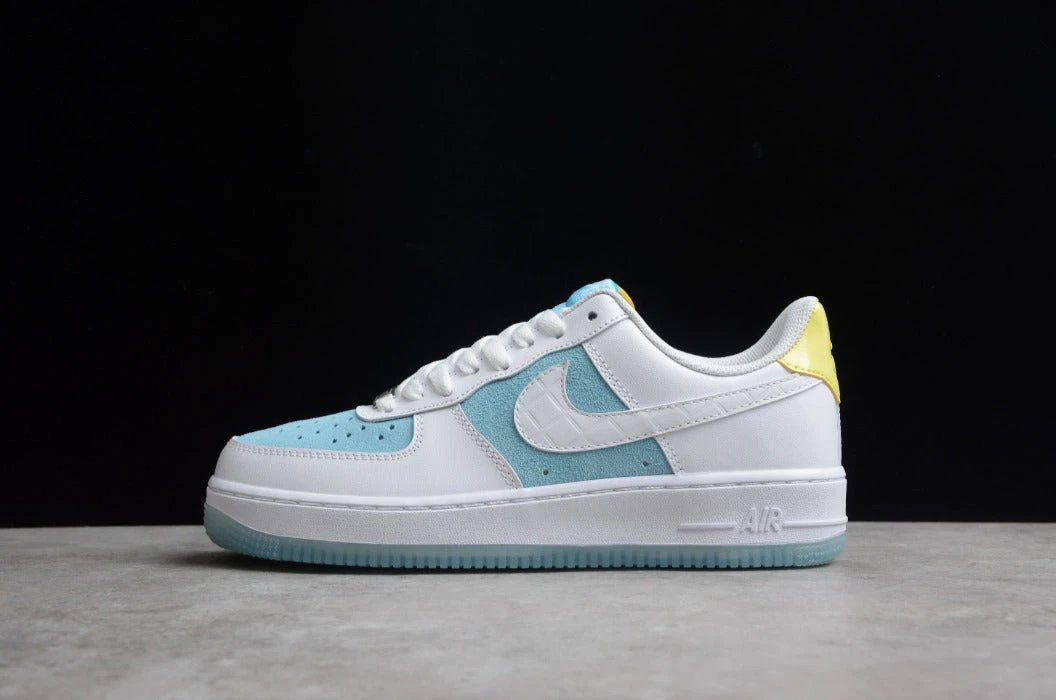 Air Force 1 '07 Low White Light Blue by Air Jordan