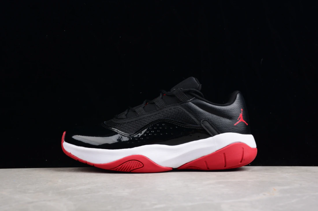 Air Jordan 11 CMFT Low Bred Black Red White by Air Jordan
