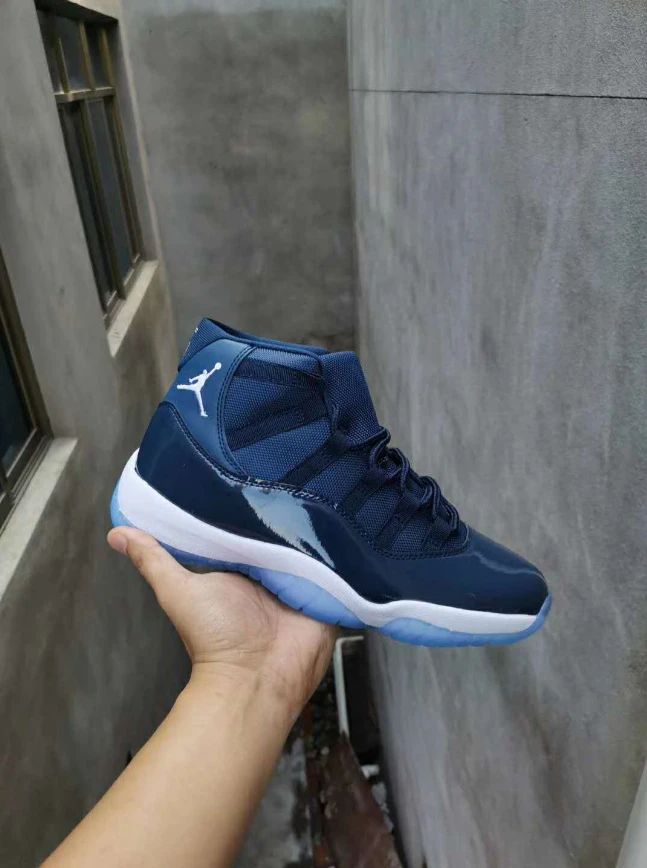 Air Jordan 11 Navy Blue And White by Air Jordan