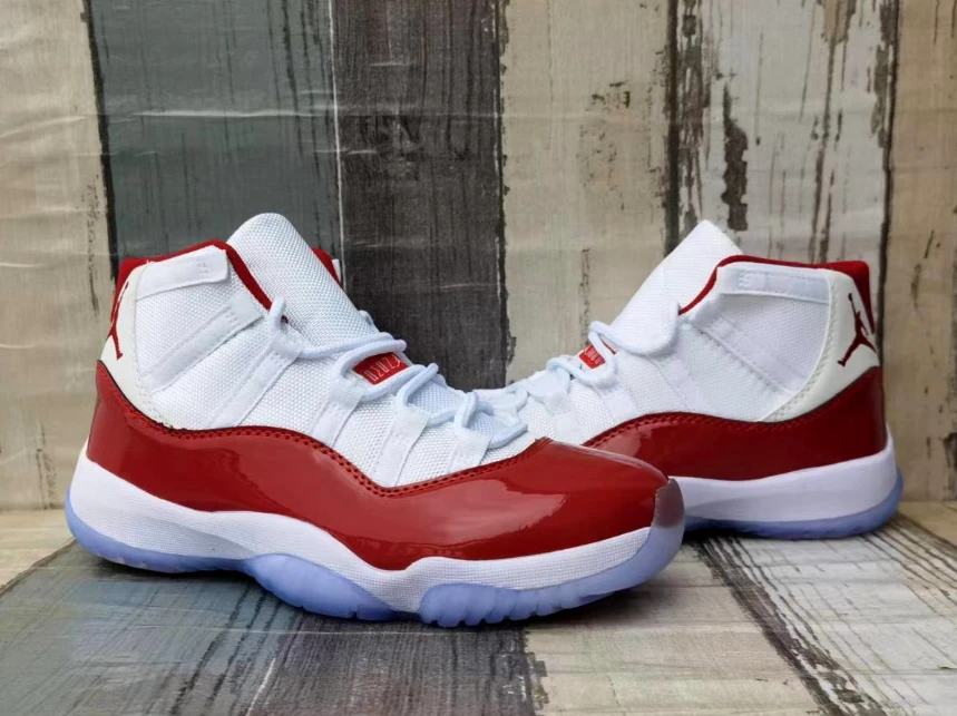 Air Jordan 11 White Red by Air Jordan