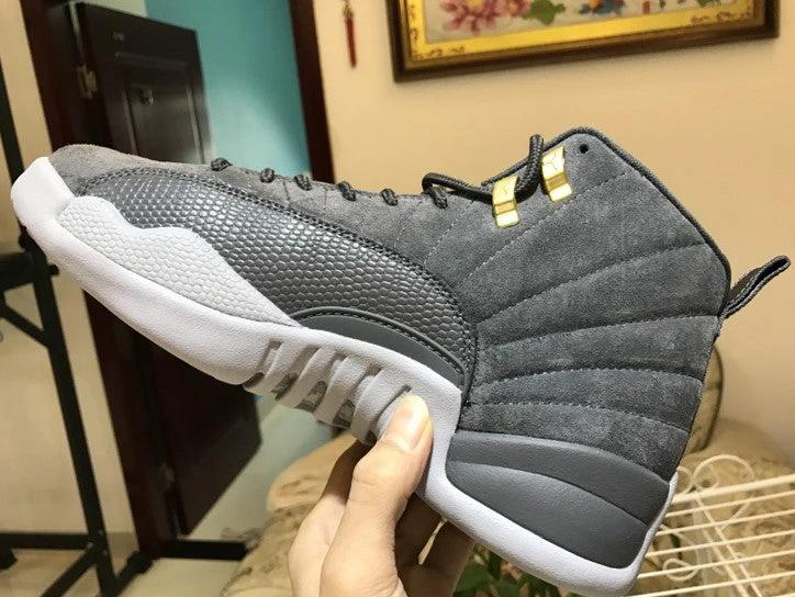 Air Jordan 12 Suede Dark Grey by Air Jordan