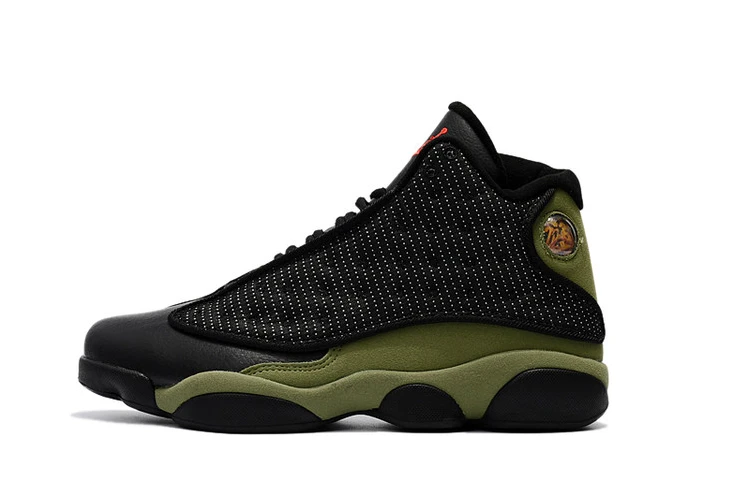 Air Jordan 13 Black Army Green by Air Jordan
