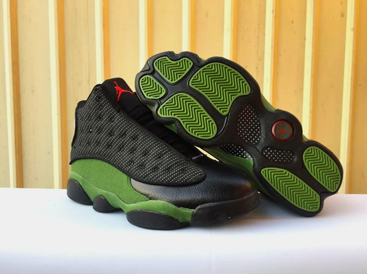 Air Jordan 13 Black Green Mesh by Air Jordan