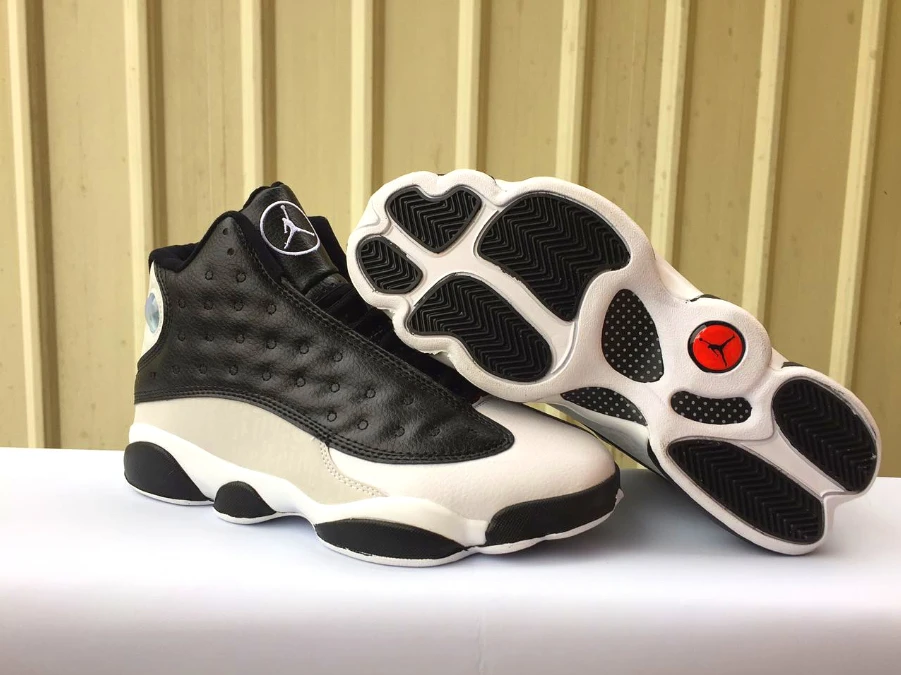 Air Jordan 13 Black White Love Basketball by Air Jordan