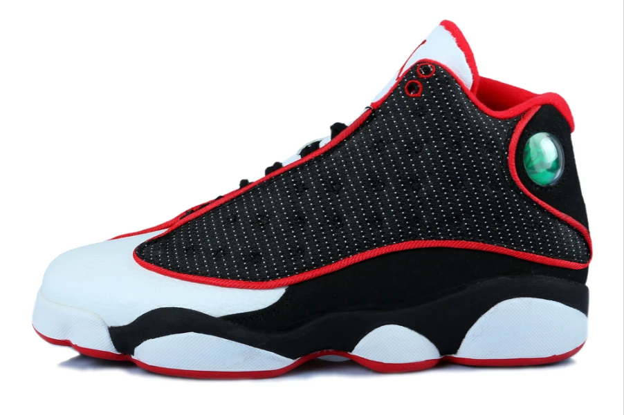 Air Jordan 13 Black White Red by Air Jordan