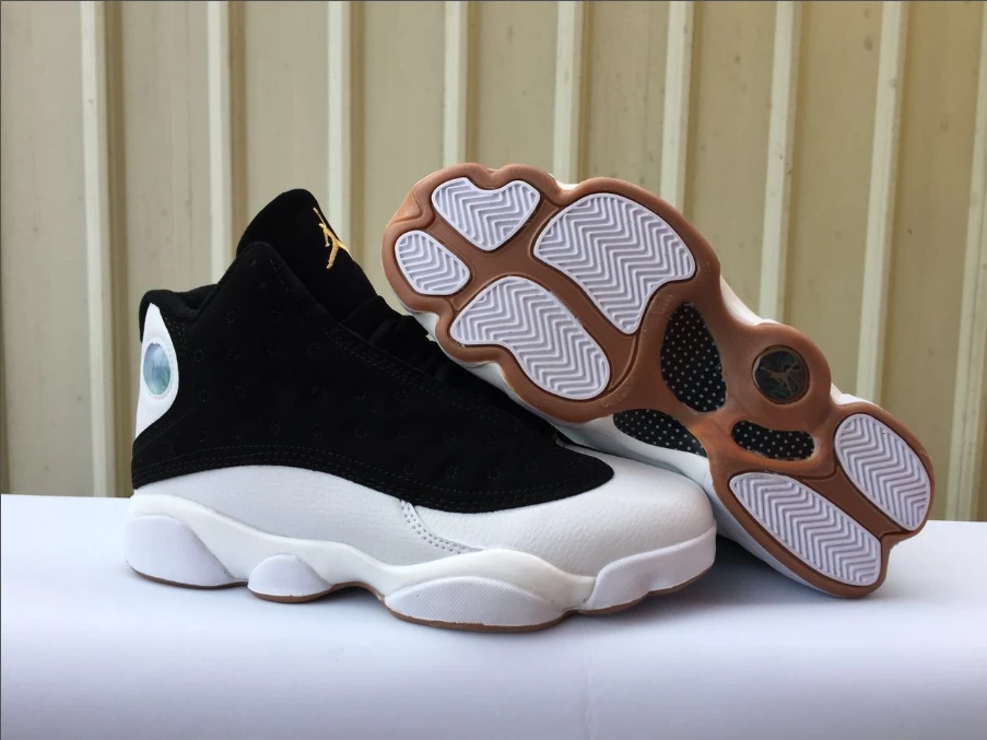 Air Jordan 13 Retro Black White Gum by Air Jordan