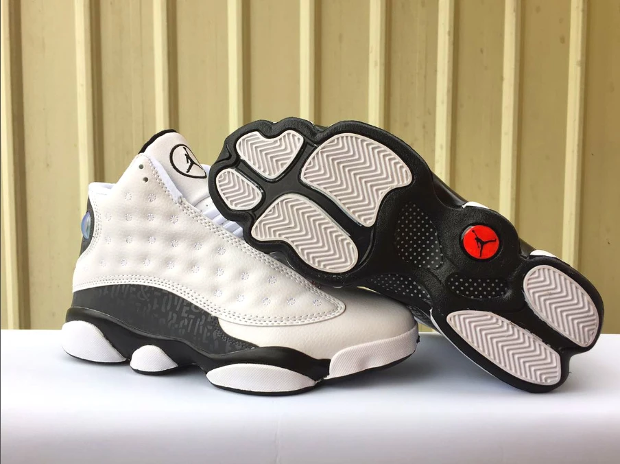 Air Jordan 13 White Black Love Basketball by Air Jordan