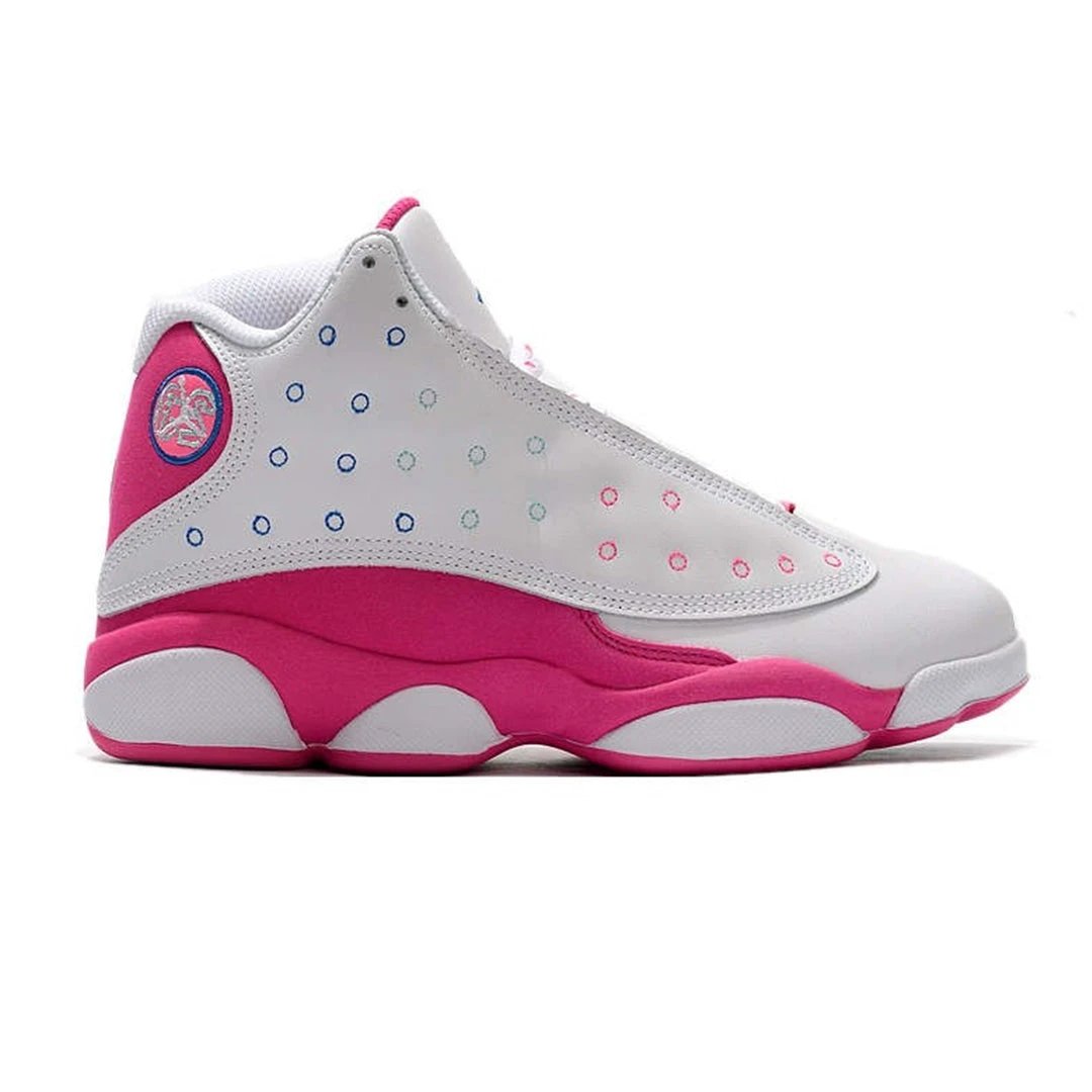 Air Jordan 13 White Pink Blue by Air Jordan